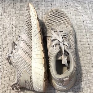 Adidas Light Gray Mesh Sneakers